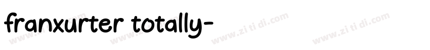 franxurter totally字体转换